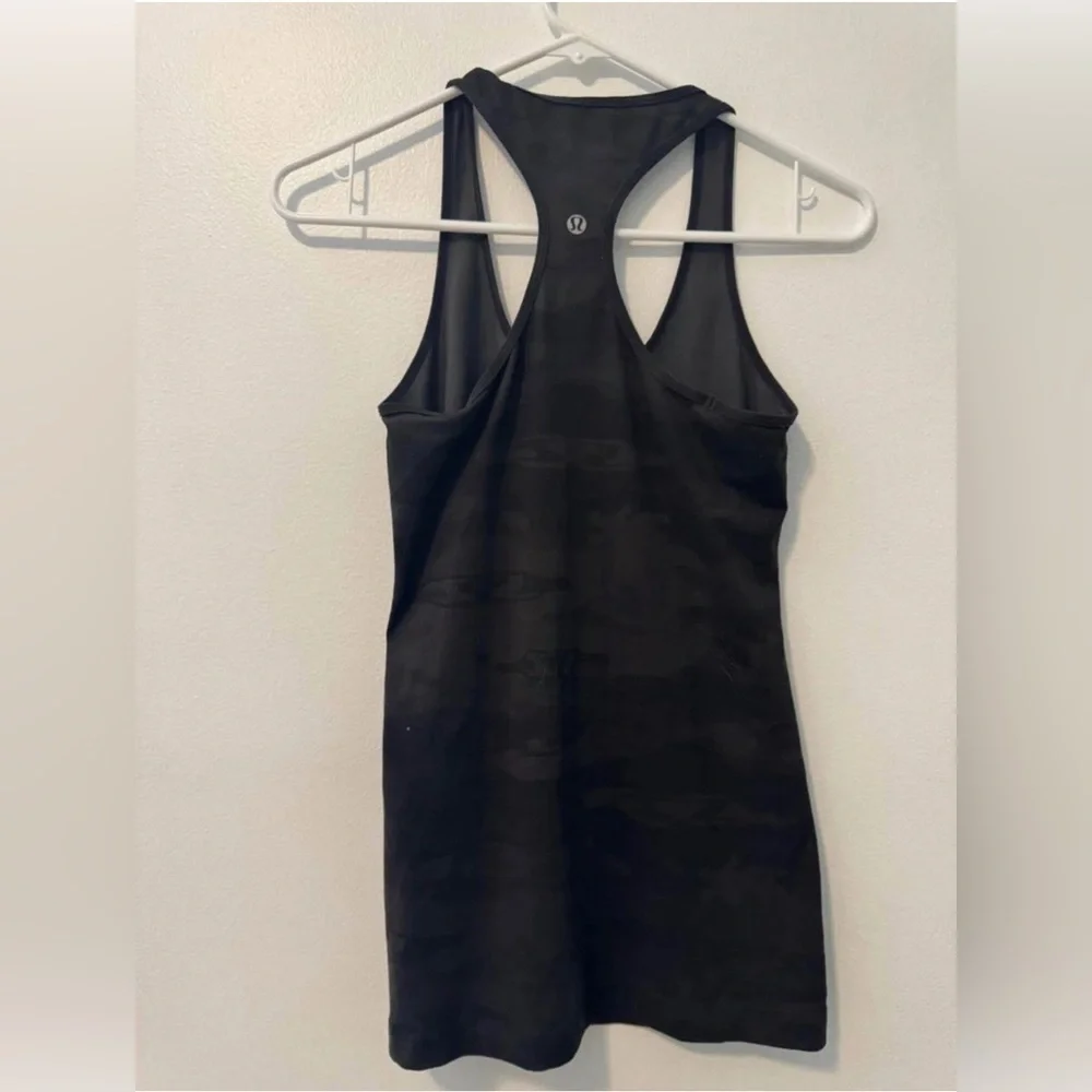 Lululemon Athletica Black Camo Tank Top